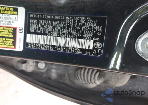 2016 Toyota Corolla Le Premium from USA, damaged, VIN 2T1BURHE6GC522665